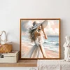 Diamond Painting-DIY Full Round Drill Beach Girl
