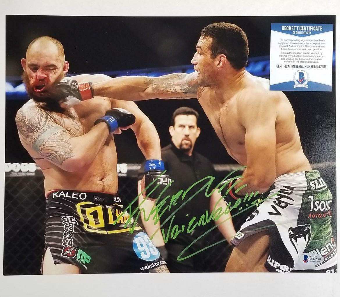 Fabricio Werdum signed 11x14 Photo Poster painting UFC MMA Autograph (B) ~ Beckett BAS COA