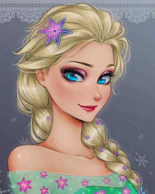 

Frozen Anime – Paint By Numbers - 40*50CM, 501 Original