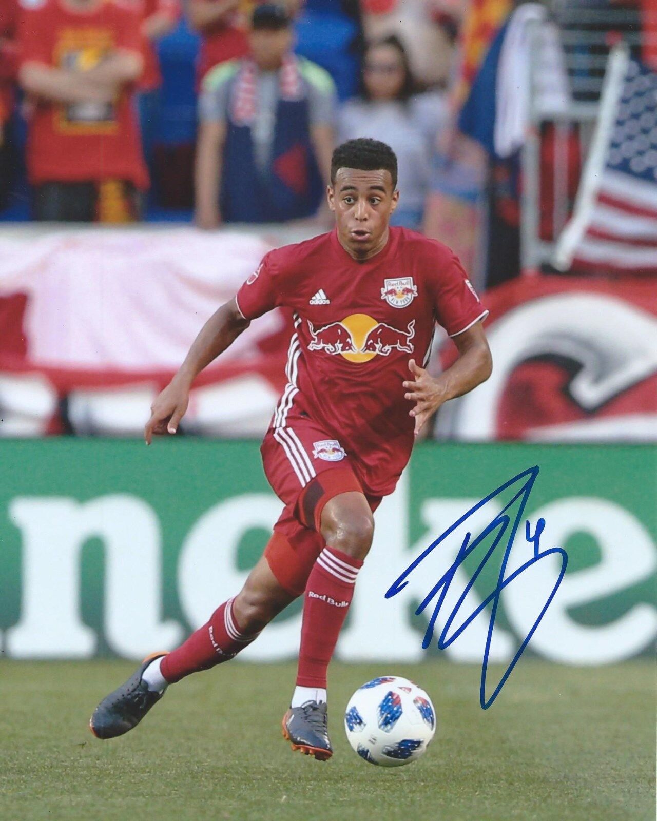 Tyler Adams Signed 8x10 Photo Poster painting MLS New York Red Bulls Autographed COA