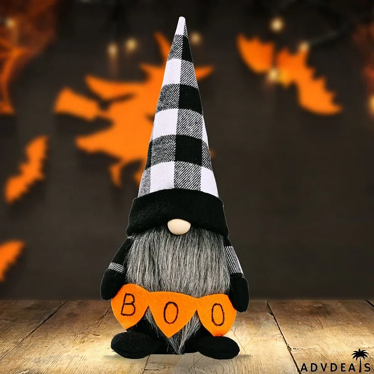 BOO Pointed Hat Faceless Gnome