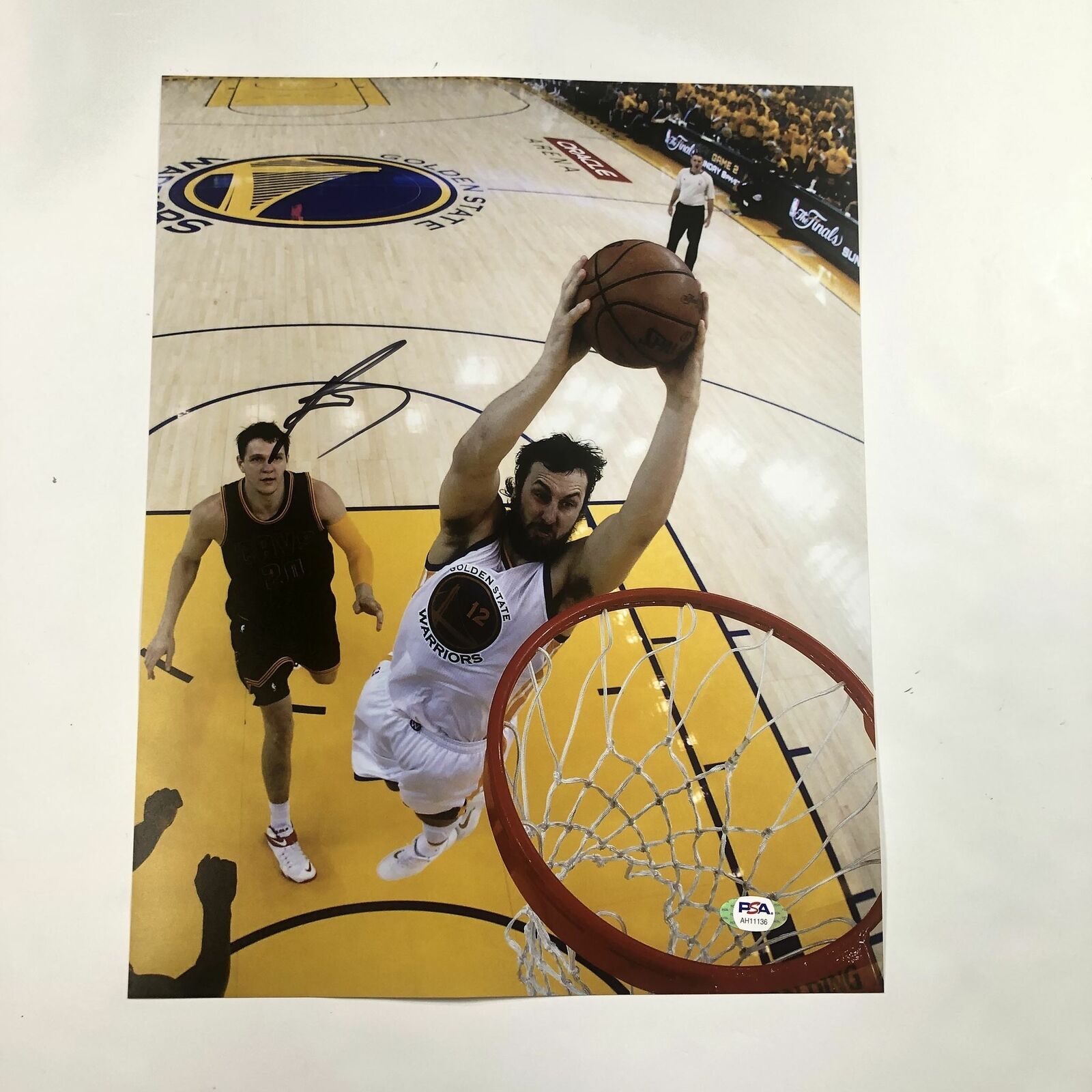 Andrew Bogut signed 11x14 Photo Poster painting PSA/DNA Golden State Warriors Autographed