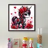 Rose Unicorn-14CT Counted Cross Stitch 40*40cm/15.75*15.75in tapestrymarket