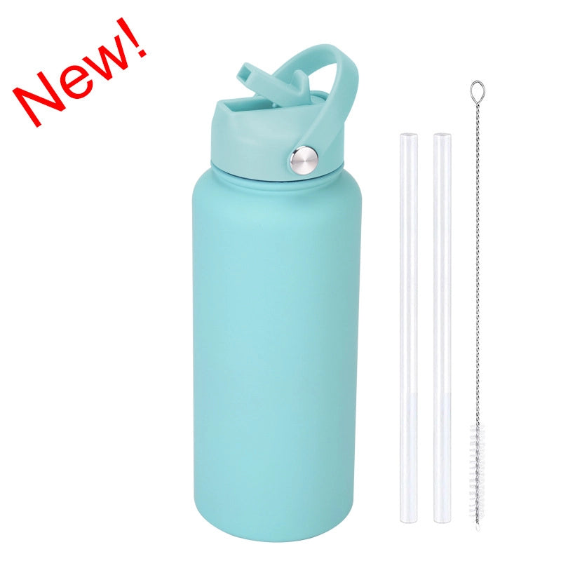 Casual Solid Color Stainless Steel Thermos Cup