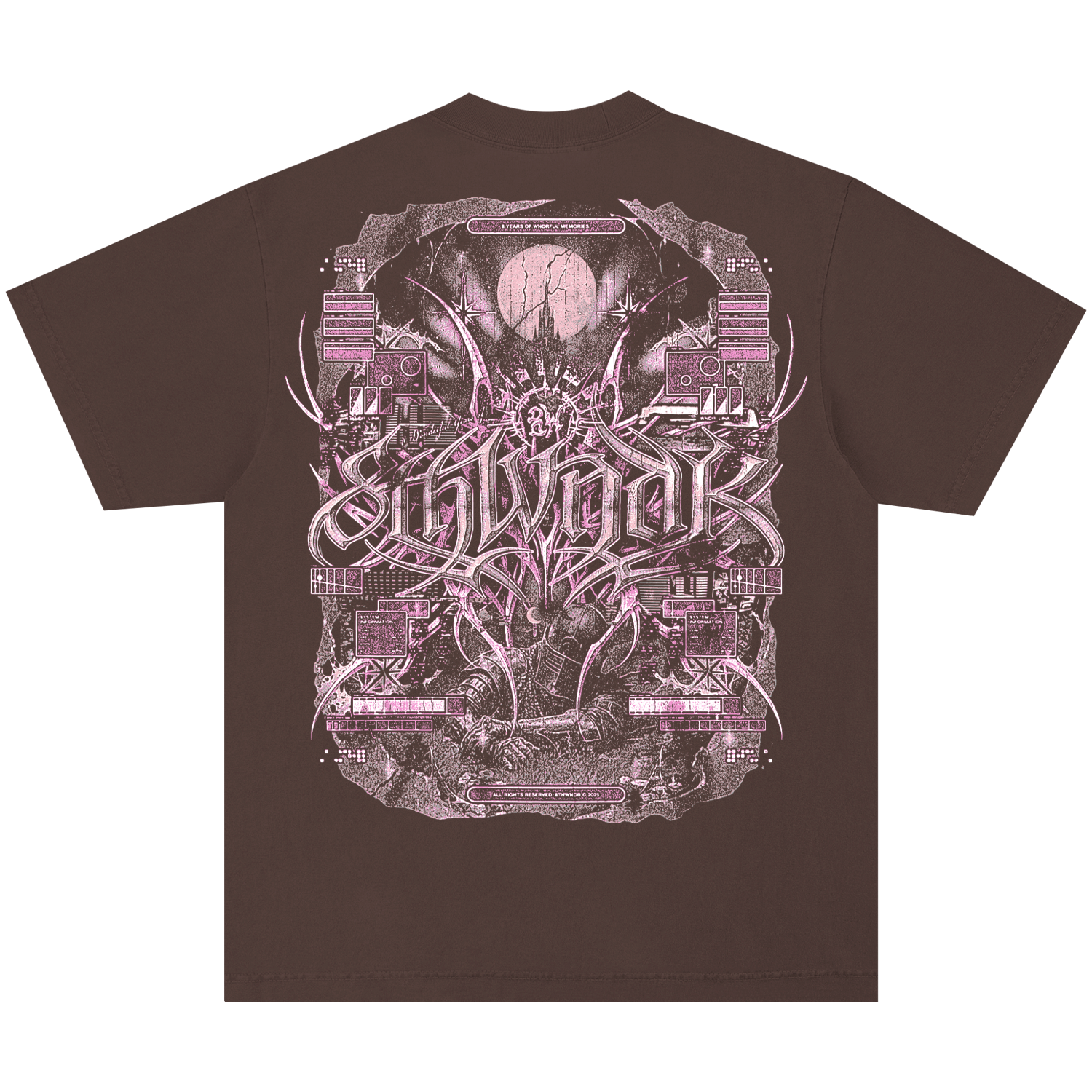 CYBERHEAVEN 6.0 TEE MOCHA