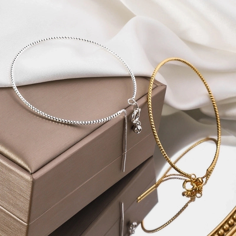 10 Pieces 50cm Titanium Steel Copper 18K Gold Plated Jewelry Accessories