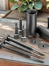 12PCS Motorcycle Bearing Puller Set w/Collets 9-23mm Inner Bearing Extractor Kit