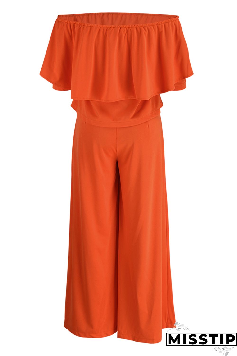 Blue Fashion Casual Solid Patchwork Off the Shoulder Half Sleeve Two Pieces