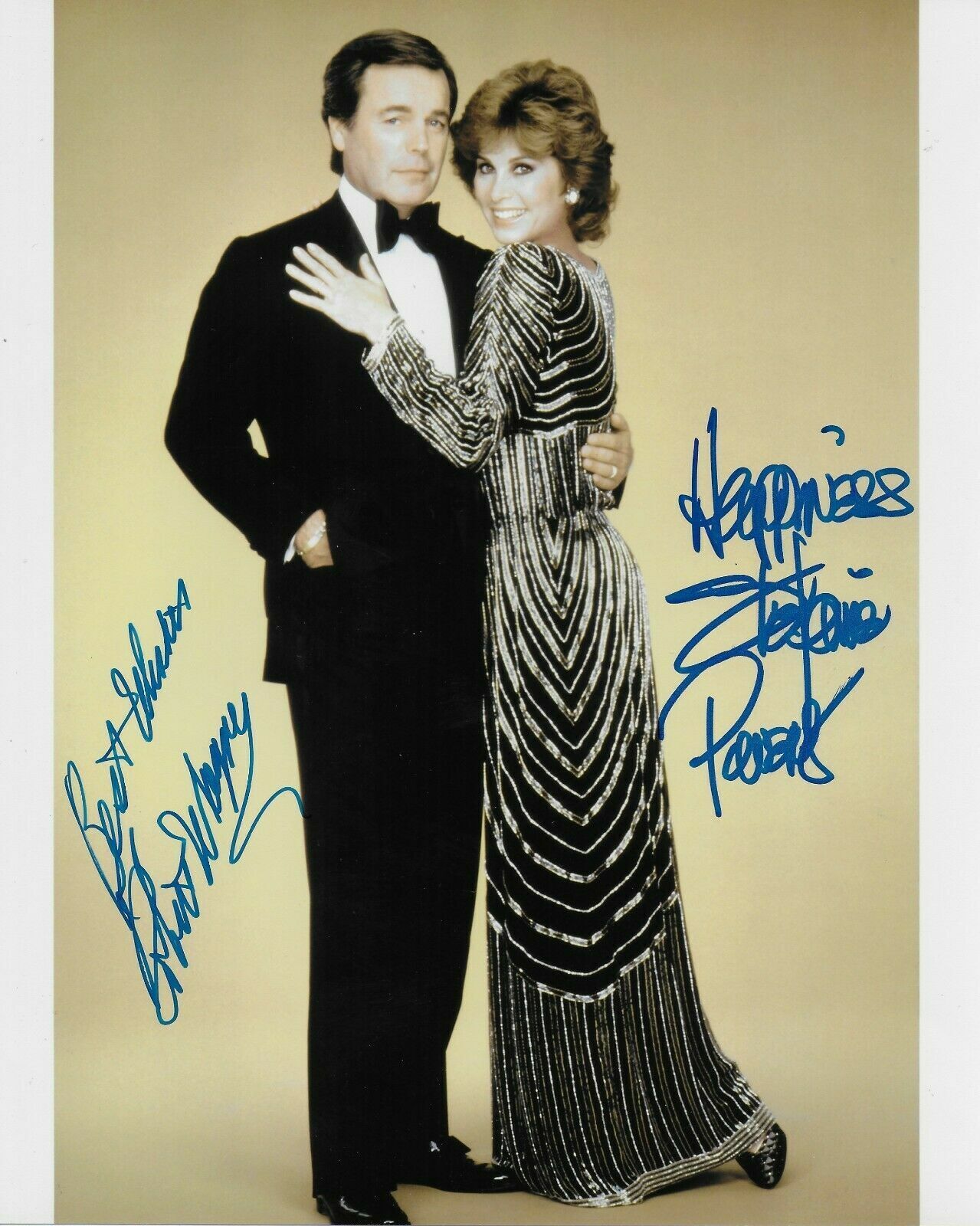 HART TO HART - ROBERT WAGNER & STEPHANIE POWERS AUTOGRAPH SIGNED PP Photo Poster painting POSTER