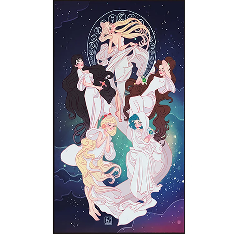Sailor Moon Art 30*50CM (Canvas) Full Round Drill Diamond Painting gbfke