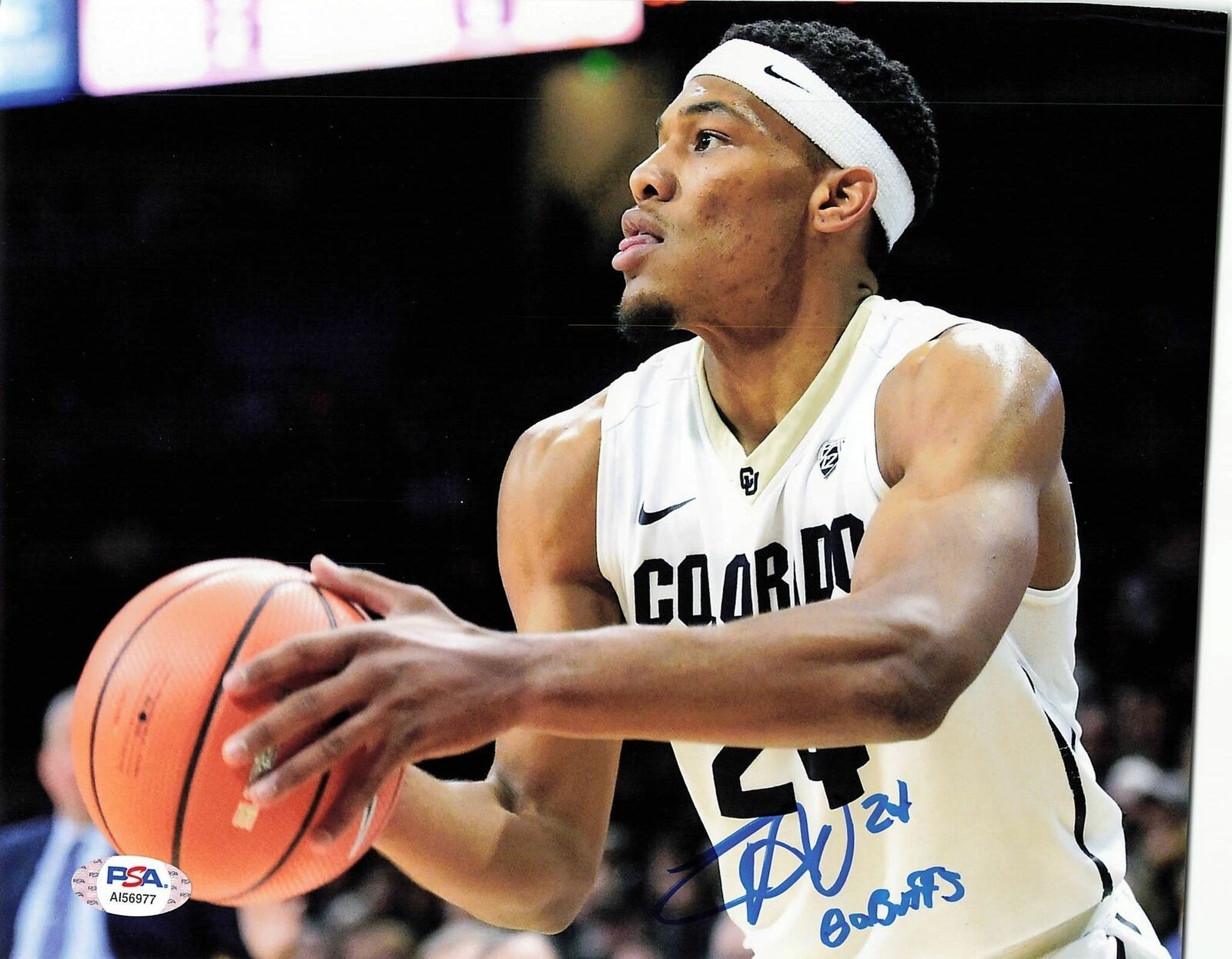 George King signed 8x10 Photo Poster painting PSA/DNA Colorado Buffaloes Autographed