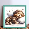 Sleeping Puppy-11CT Stamped Cross Stitch 40*40cm/15.75*15.75in