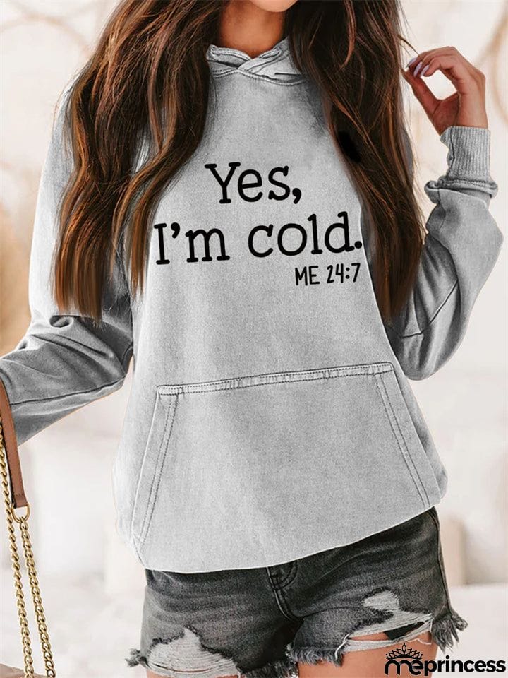 Cool Comfortable Large Size Letter Printed Ladies Hoodies