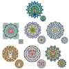 DIY Mandala Diamond Painting Refrigerator Magnet 360 Rotating Diamond Art Magnetic Refrigerator Sticker Double-Layer Rhinestone Refrigerators Stickers for Home Wall Kitchen Decoration