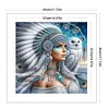 Girl And Owl-11CT Stamped Cross Stitch 45*45cm/17.72*17.72in tapestrymarket