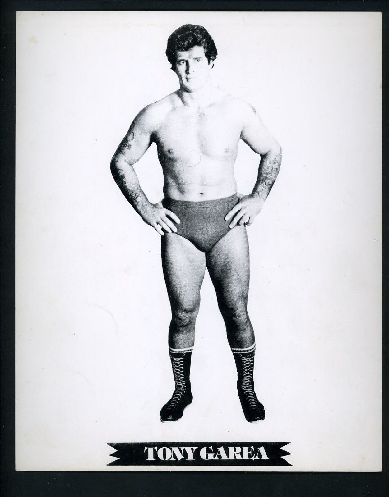 Tony Garea Wrestling Champion circa 1970's Promo Photo Poster painting Wrestler