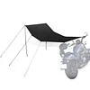 Motorcycle Sun Shade Side Shelter Rooftop Silver Painted Tent Compatible with Motorcycles | Waterproof & Windproof & Sunproof 
