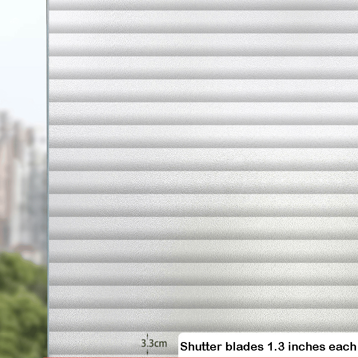 Imitation Blinds One-Way Perspective Glass Film
