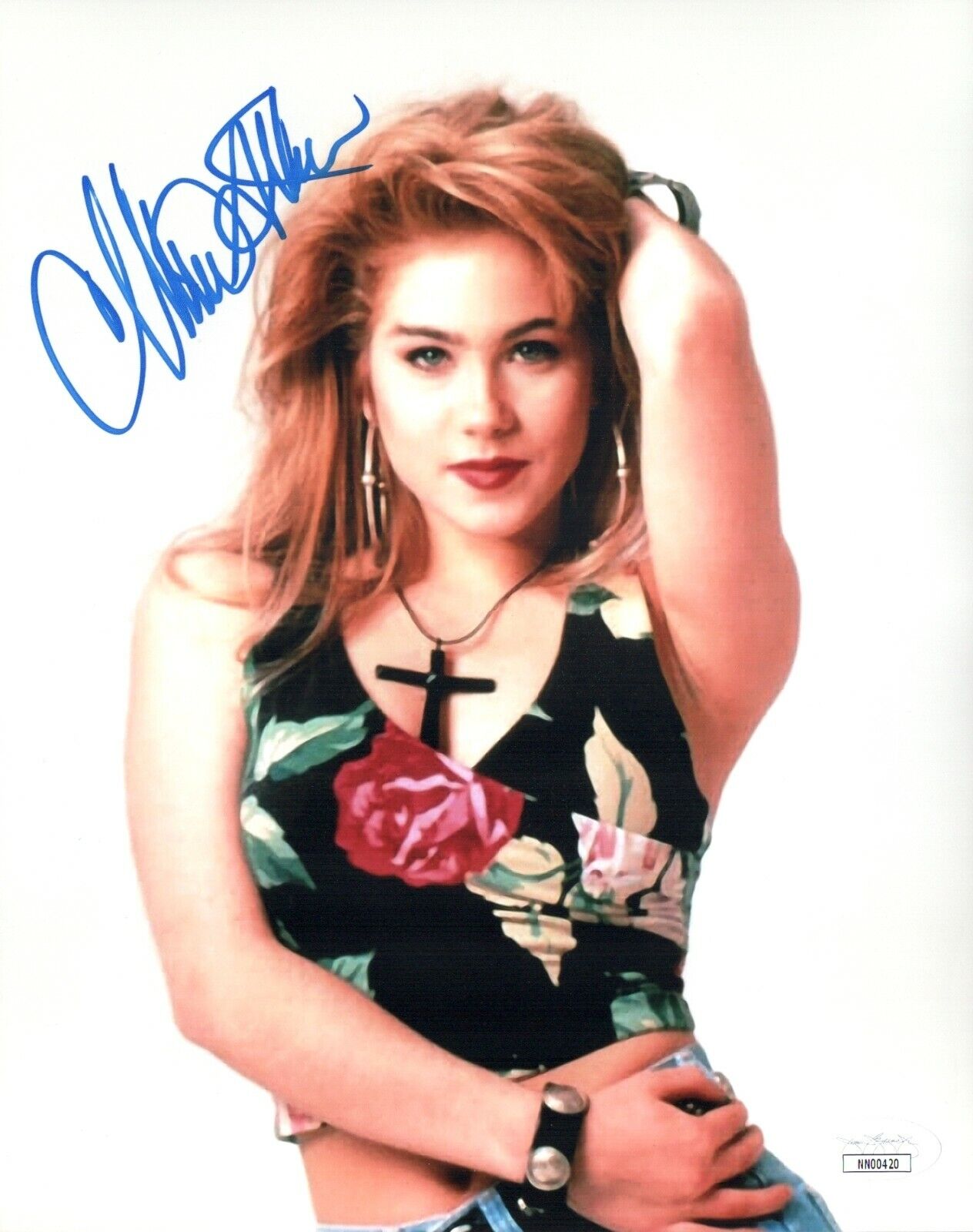 CHRISTINA APPLEGATE Signed MARRIED WITH CHILDREN 8x10 Photo Poster painting Autograph JSA COA