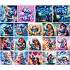 Disney stitch-plein diamant rond peinture-30 * 30cm