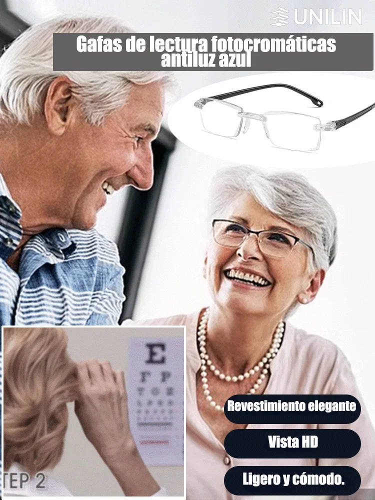 Gafas de presbicia con protección contra la luz azul