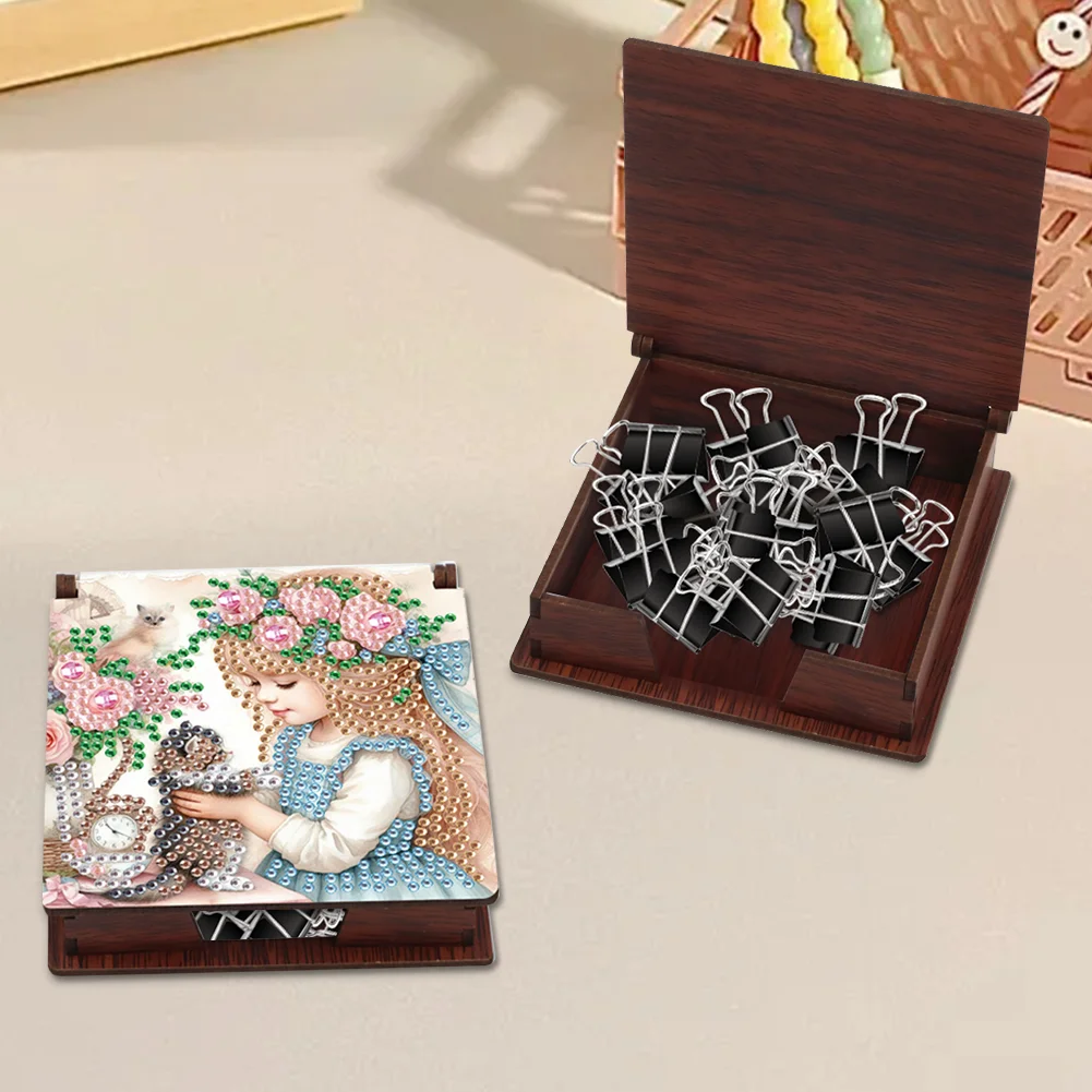 DIY Girl Diamond Painting Note Box Paper 160 Sheets of Paper for DIY Art Craft