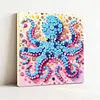 DIY Pre-Framed Octopus Button Art Canvas Kit