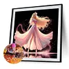 Danse princesse aurore-plein diamant rond peinture-40 * 40cm