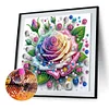 DIY Partial Special Shaped Drill Diamond Painting-Flower
