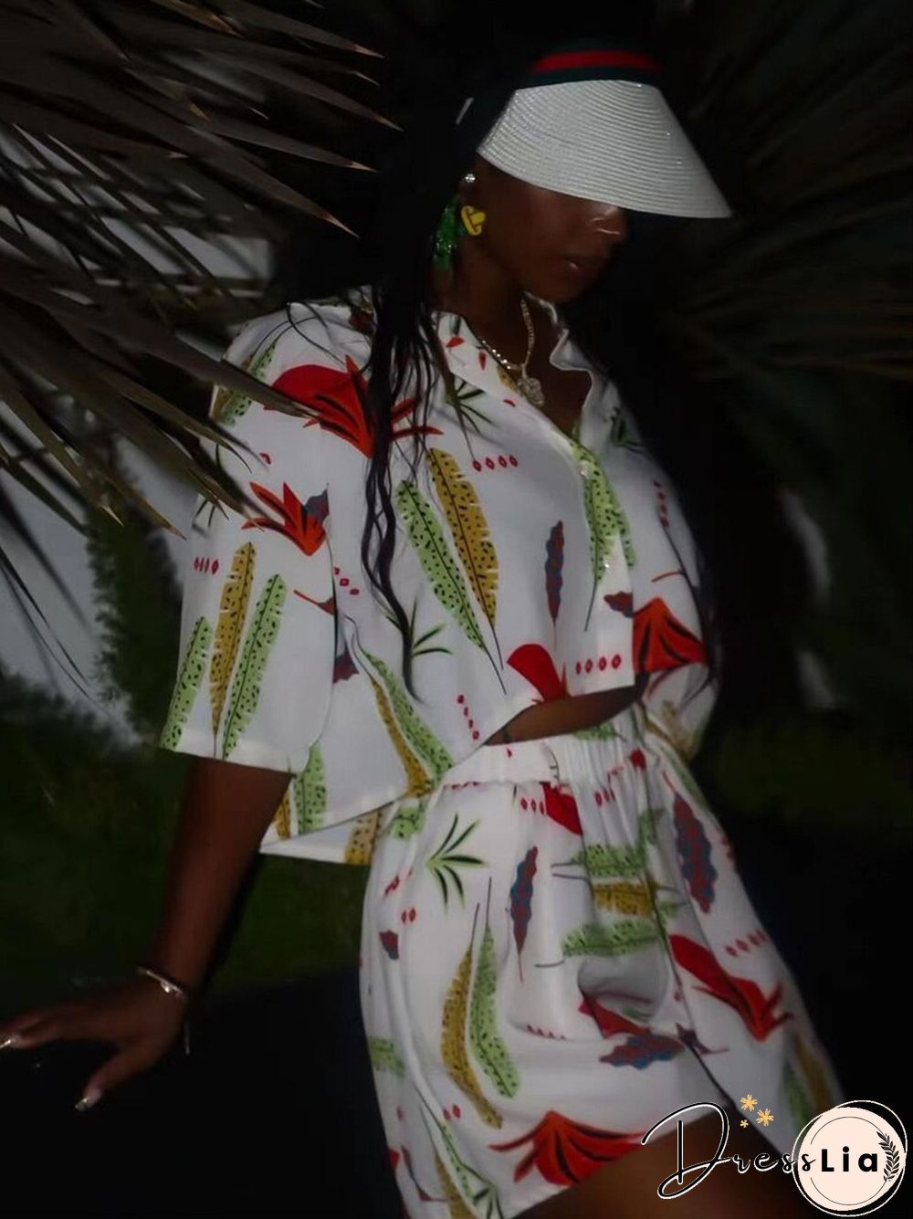 Retro Women Short Sleeve Lapel Single Breasted Short Shirts + High Waist Shorts Suit Casual Two Piece Sets Ladies Summer Suits