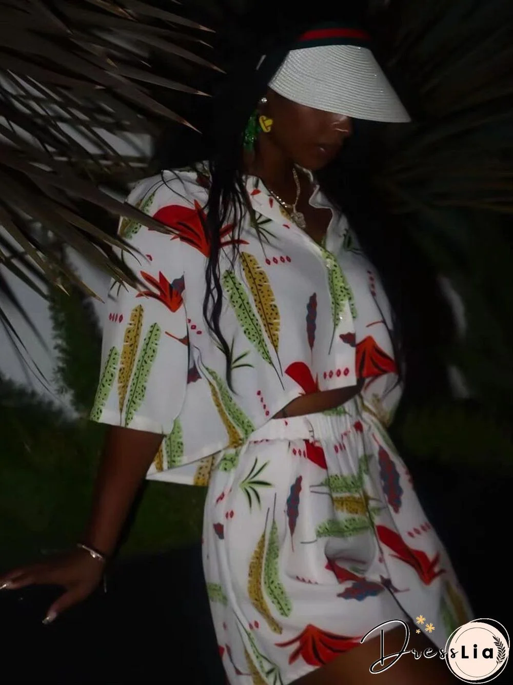 Retro Women Short Sleeve Lapel Single Breasted Short Shirts + High Waist Shorts Suit Casual Two Piece Sets Ladies Summer Suits