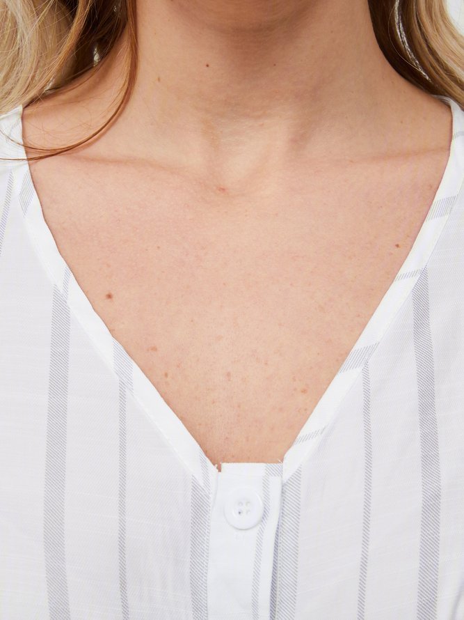 Short Sleeve Ruffled One-Pieces With Belt
