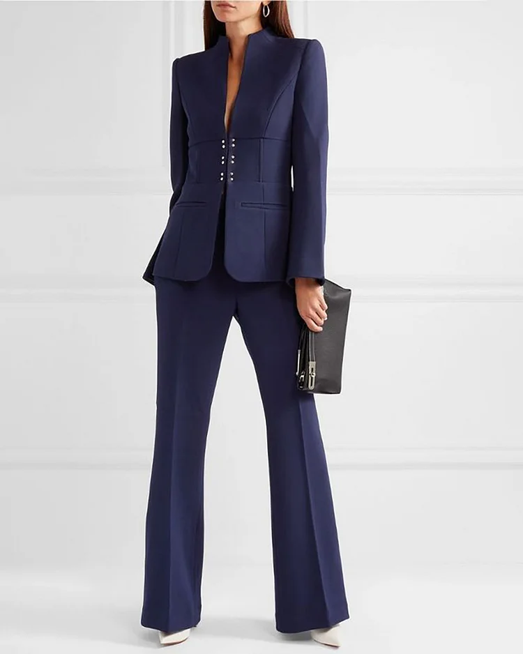 Ladies Casual Versatile Elegant Suit