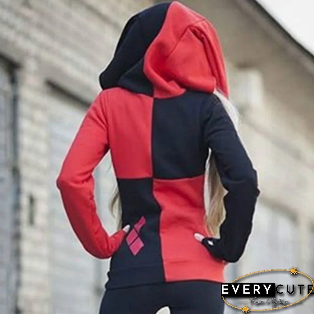 Women Sweatshirt Zipper Hoodie  Cosplay Coat