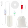 Elektrisches Vakuum Diamond Painting Stift Kit DIY Diamond Art Werkzeuge (wei&szlig; ein Set)