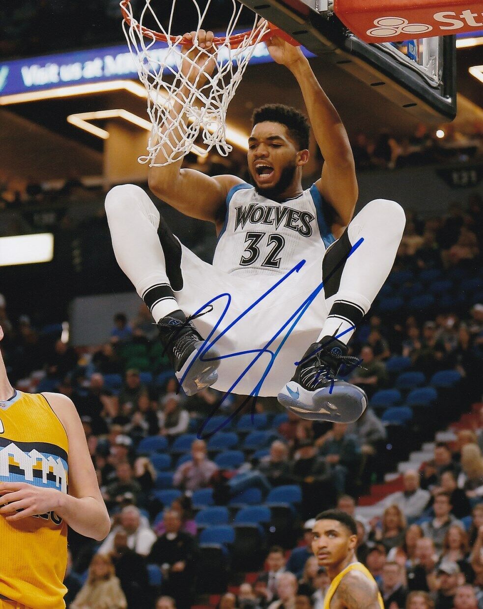 KARL-ANTHONY TOWNS SIGNED AUTOGRAPH 8X10 Photo Poster painting MINNESOTA TIMBERWOLVES