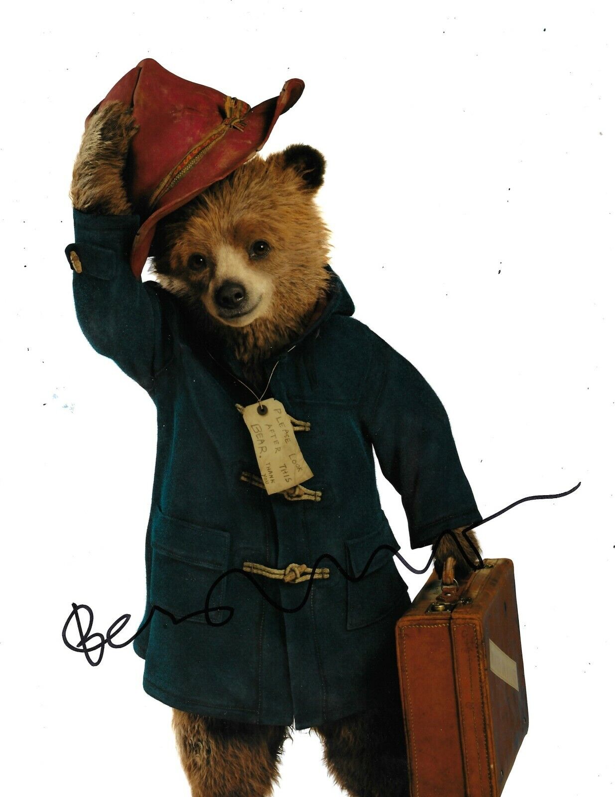 Ben Whishaw Signed Paddington 10x8 Photo Poster painting AFTAL