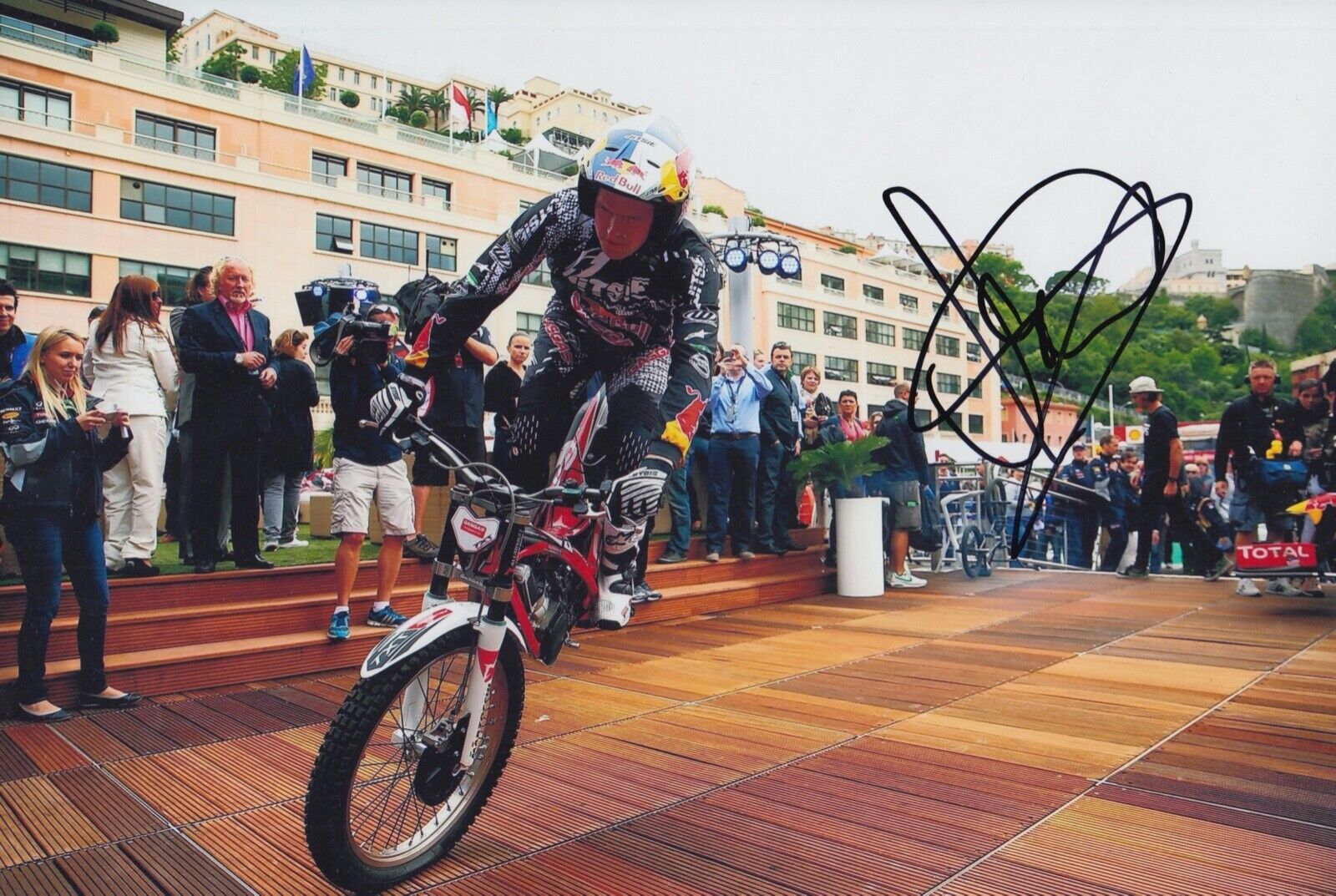 Dougie Lampkin Hand Signed 12x8 Photo Poster painting Autograph Trials World Champion 2