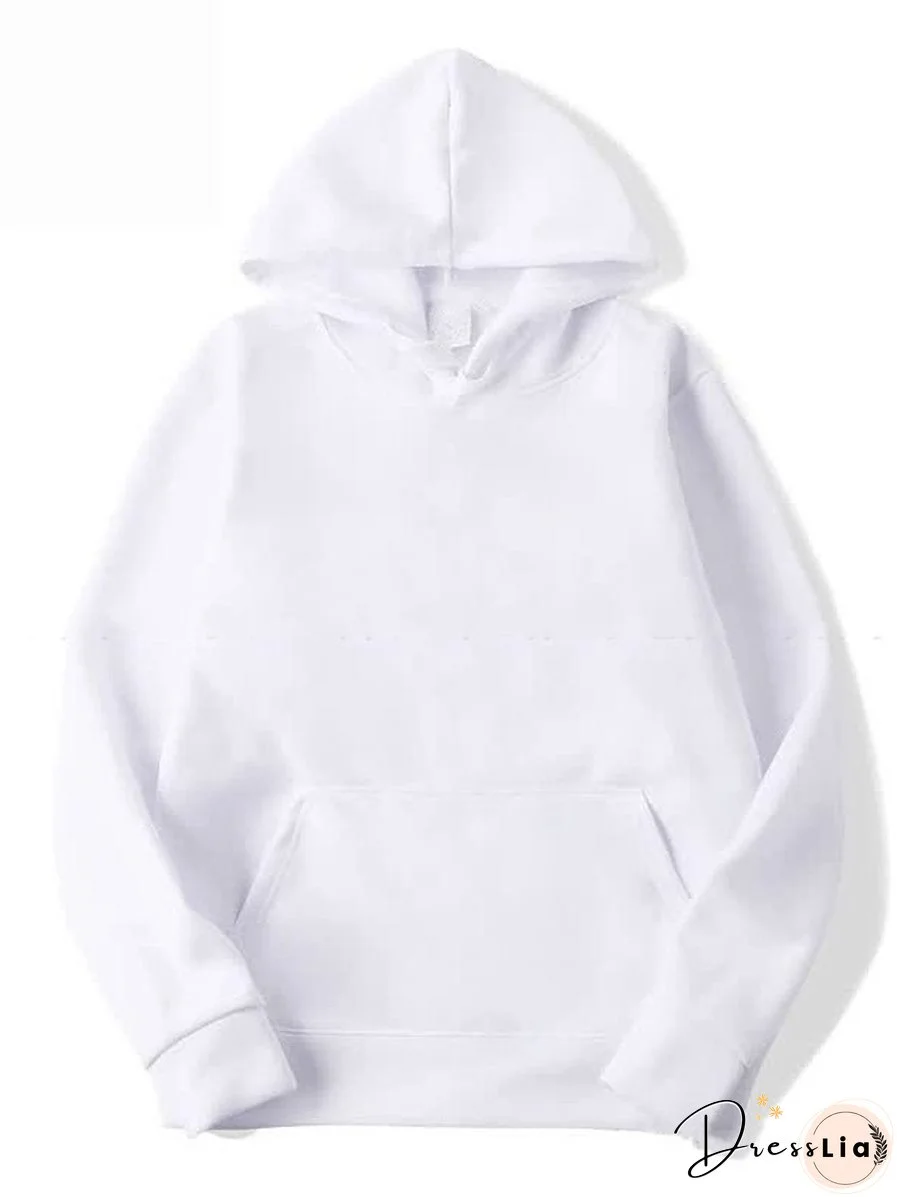 Fleece Oversized Drop Shoulder Workout Pullover Long Sleeve Hoodie
