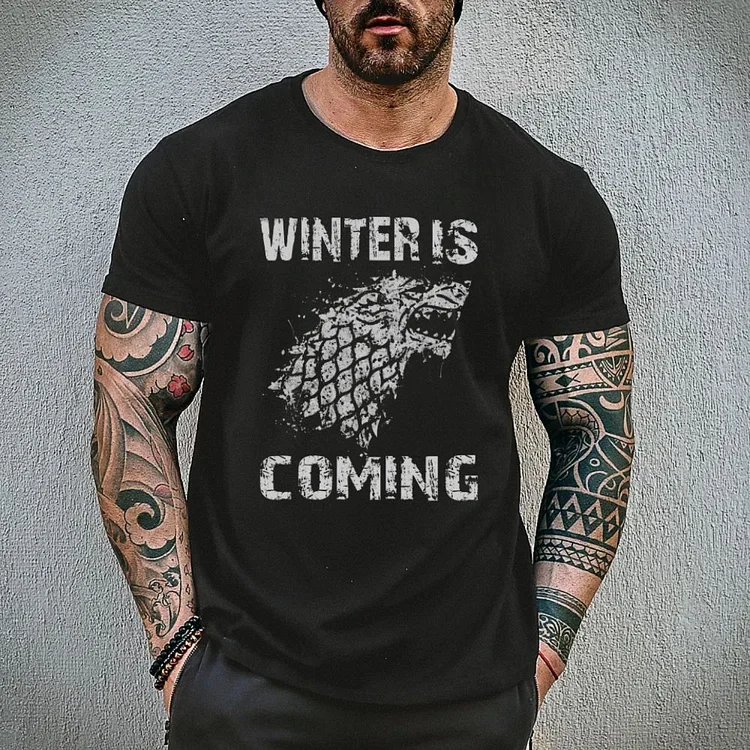 Winter is coming  Design Man T-Shirt