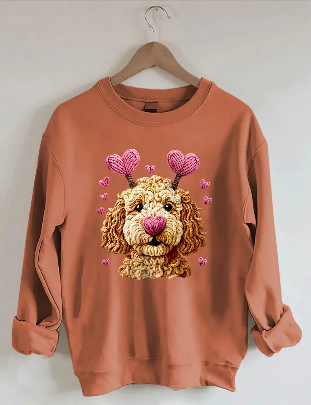 Dog Valentines Day Goldendoodle Sweatshirt