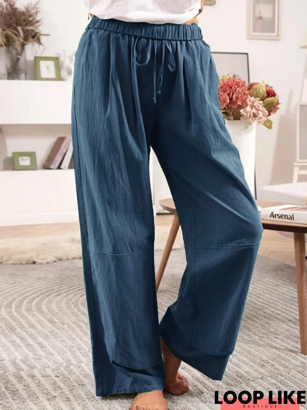 Casual Shift Plain Pants