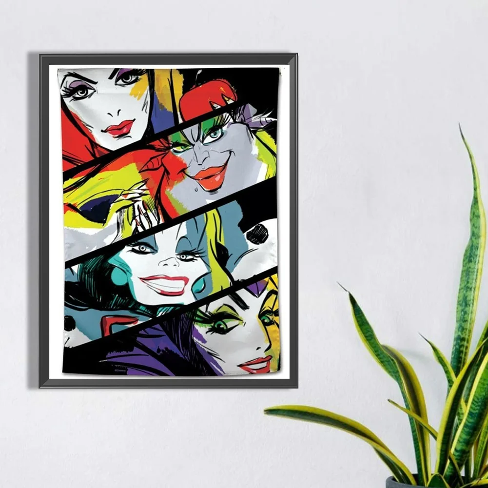 Full Round Diamond Painting 30*40cm - Bad Woman