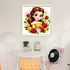 Belle-18CT Stamped Cross Stitch 30*30cm tapestrymarket