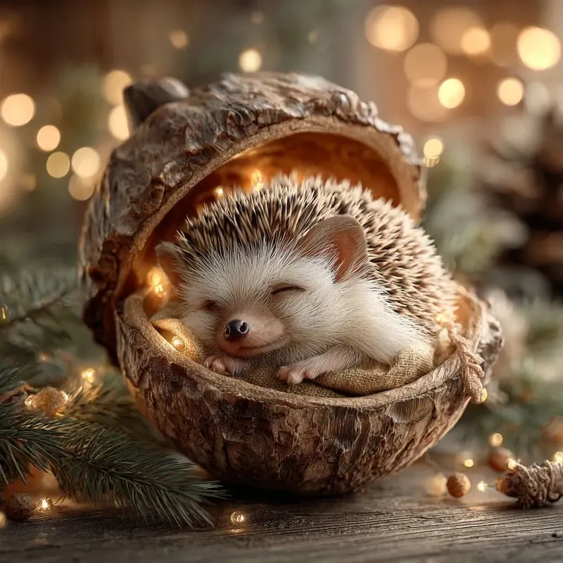 Woodland Friends Acorn Ornament Set &ndash; A Touch of Rustic Christmas Charm