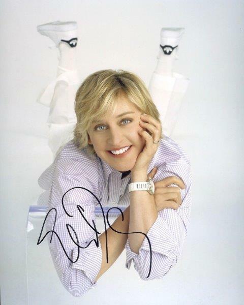 REPRINT - ELLEN DEGENERES Show Autographed Signed 8 x 10 Photo Poster painting Poster RP