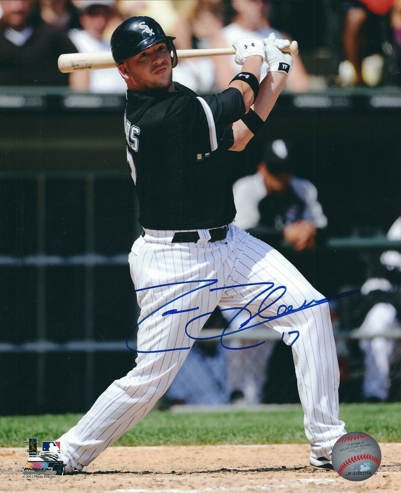 Signed 8x10 TYLER FLOWERS Chicago White Sox Photo Poster painting - COA