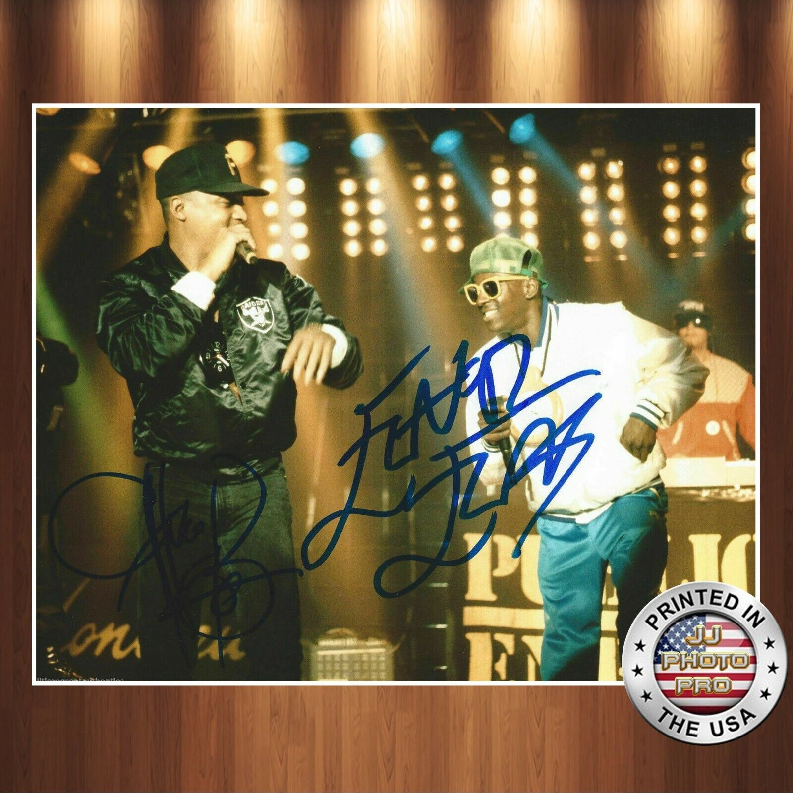 Public Enemy CHUCK D FLAVOR FLAV Autographed Signed 8x10 Photo Poster painting REPRINT