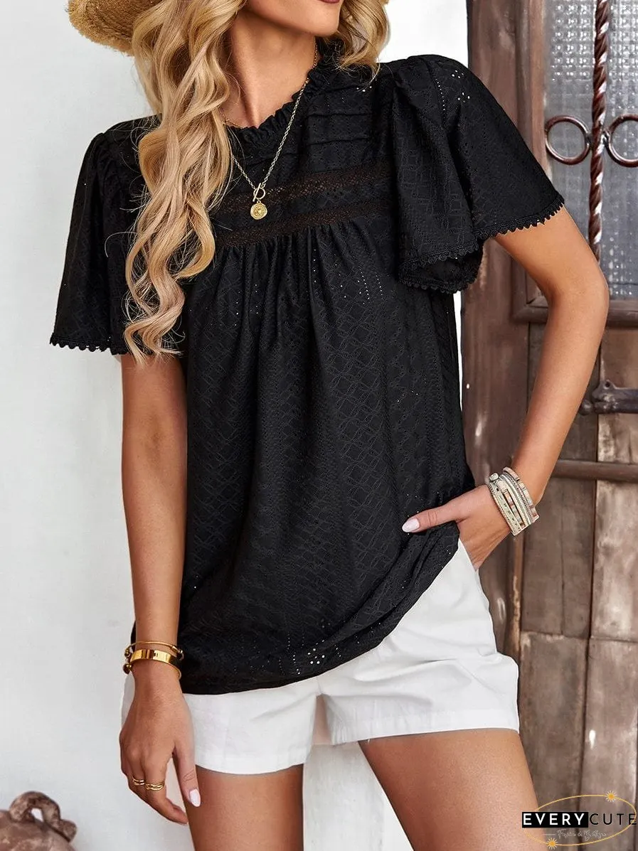 Spring Waffle Knit T-Shirt