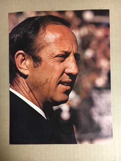 Pete Rozelle Signed 8x10 1/2 Color Magazine Photo Poster painting with Auction House COA